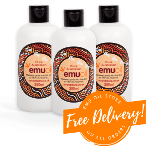 Emu Oil 3 Bottles Free Delivery